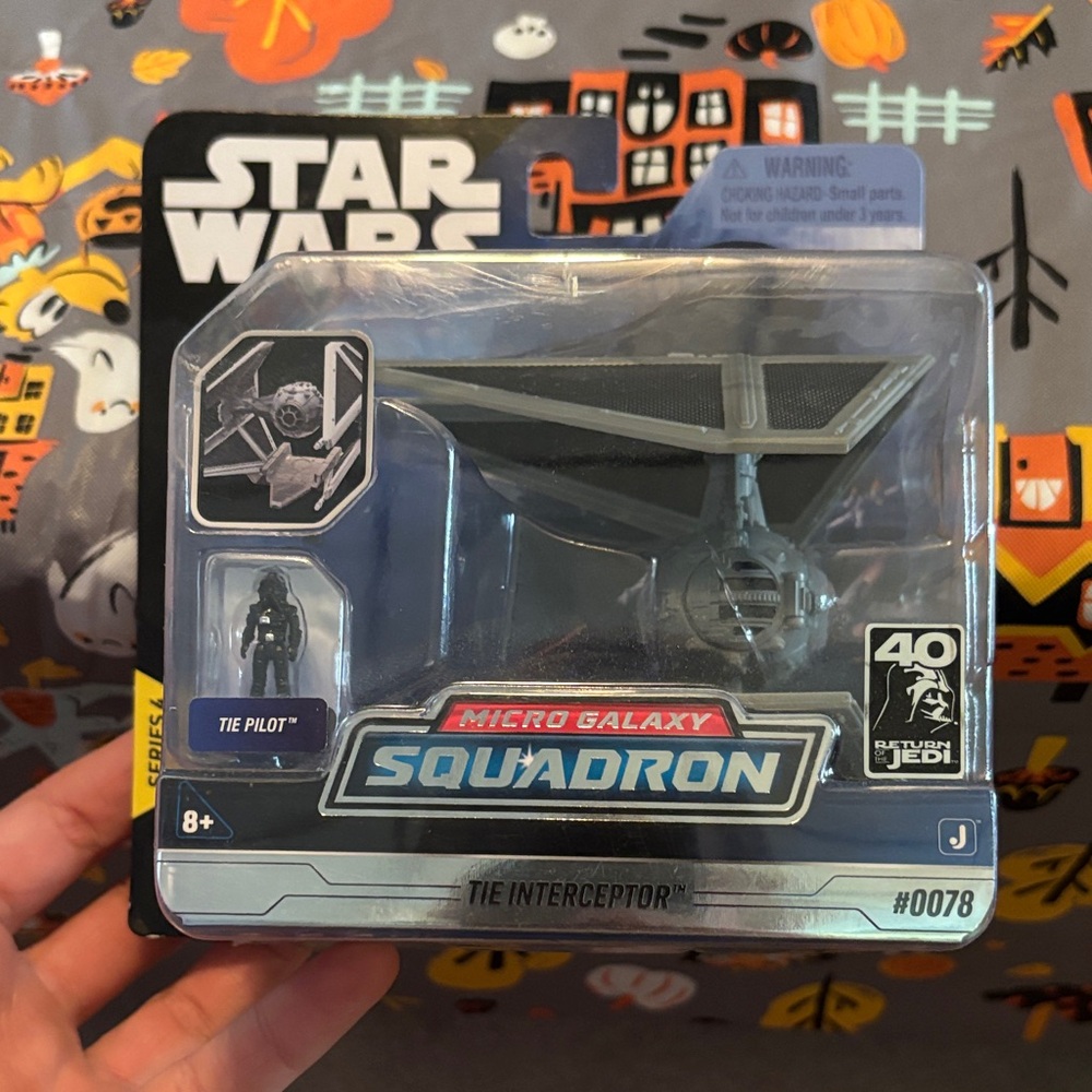 Star Wars Squadron TIE Interceptor in Black and Gray